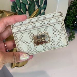 Michael Kors Monogram card holder